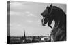 Gargoyle On Top Of Notre Dame In Paris-Lindsay Daniels-Stretched Canvas