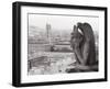 Gargoyle Statue at a Cathedral, Notre Dame, Paris, Ile-De-France, France-null-Framed Photographic Print