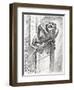 Gargoyle, Thaxted Church, c.1951-Isabel Alexander-Framed Giclee Print