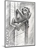 Gargoyle, Thaxted Church, c.1951-Isabel Alexander-Mounted Giclee Print