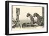 Gargoyles and Angel of Justice-null-Framed Art Print