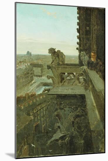 Gargoyles at Notre Dame, 1867-Winslow Homer-Mounted Giclee Print