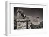 Gargoyles On A Castle Wall-George Oze-Framed Photographic Print