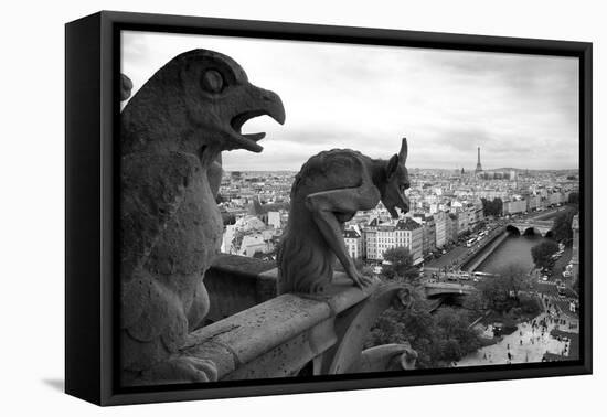 Gargoyles-Chris Bliss-Framed Stretched Canvas