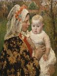 Junge Mutter. Um 1892-95-Gari Melchers-Mounted Giclee Print