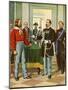 Garibaldi and General La Marmora-Tancredi Scarpelli-Mounted Giclee Print