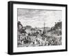 Garibaldi and His Men Carrying Boats from Los Patos Lagoon to Tramandahy Lake-null-Framed Giclee Print