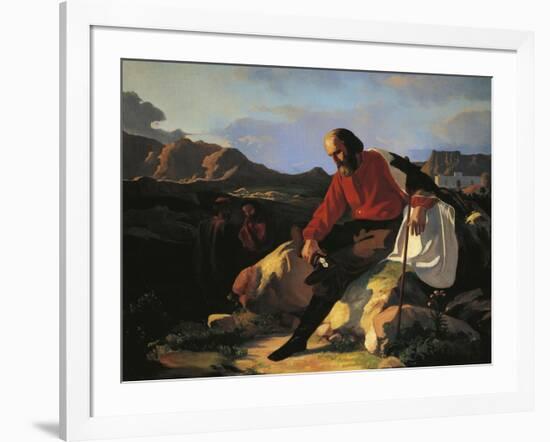 Garibaldi at Caprera, 1870-Vincenzo Cabianca-Framed Giclee Print