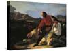 Garibaldi at Caprera, 1870-Vincenzo Cabianca-Stretched Canvas