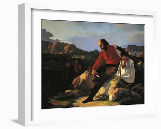 Garibaldi at Caprera, 1870-Vincenzo Cabianca-Framed Giclee Print