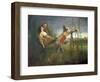 Garibaldi Carrying His Dying Anita Through the Swamps of Comacchio-Pietro Bouvier-Framed Giclee Print