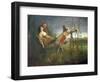 Garibaldi Carrying His Dying Anita Through the Swamps of Comacchio-Pietro Bouvier-Framed Giclee Print