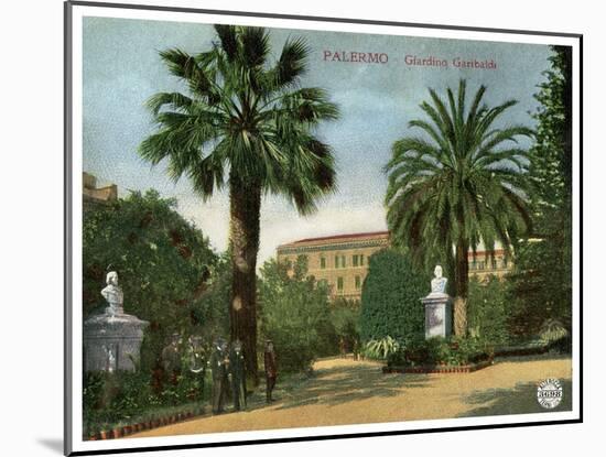 Garibaldi Garden, Palermo, Sicily, Italy, Early 20th Century-null-Mounted Giclee Print