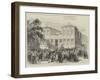 Garibaldi Greeted by the People at Frascati-null-Framed Giclee Print