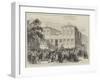 Garibaldi Greeted by the People at Frascati-null-Framed Giclee Print
