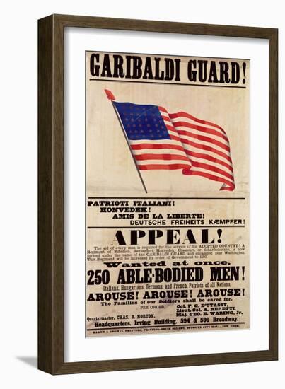 Garibaldi Guard! Appeal!-null-Framed Giclee Print