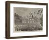 Garibaldi in the Balcony of the Townhall of Newport, Isle of Wight-null-Framed Giclee Print