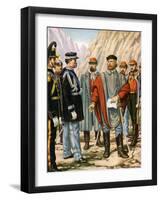 Garibaldi Is Asked to Halt the Campaign in Trentino. He Answers: I Obey-Tancredi Scarpelli-Framed Giclee Print