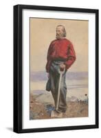 Garibaldi on Caprera, 1860-Arthur Boyd Houghton-Framed Giclee Print