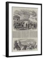 Garibaldi's March Through Calabria-Frank Vizetelly-Framed Giclee Print