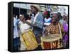 Garifuna Settlement Day, Garifuna Festival, Dangriga, Belize, Central America-Bruno Morandi-Framed Stretched Canvas