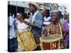 Garifuna Settlement Day, Garifuna Festival, Dangriga, Belize, Central America-Bruno Morandi-Stretched Canvas