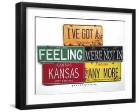 Garland Not In Kansas-Gregory Constantine-Framed Giclee Print