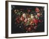 Garland of Flowers and Fruit-null-Framed Giclee Print