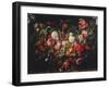 Garland of Flowers and Fruit-null-Framed Giclee Print