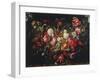 Garland of Flowers and Fruit-null-Framed Giclee Print