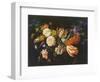 Garland of Flowers and Fruits, First Half of 17th Century-Jan Davidsz. de Heem-Framed Giclee Print