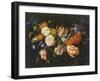 Garland of Flowers and Fruits, First Half of 17th Century-Jan Davidsz. de Heem-Framed Giclee Print