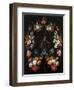 Garland of Flowers, Ca 1675-Abraham Mignon-Framed Giclee Print