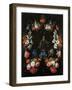 Garland of Flowers, Ca 1675-Abraham Mignon-Framed Giclee Print