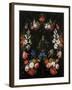 Garland of Flowers, Ca 1675-Abraham Mignon-Framed Giclee Print