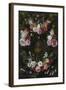 Garland of Flowers Surrounding a Bust of Flora-Jan Philip Van Thielen-Framed Art Print