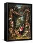 Garland of Flowers with Virgin and Child-Jan Brueghel and Hendrik van Balen-Framed Stretched Canvas