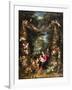 Garland of Flowers with Virgin and Child-Jan Brueghel and Hendrik van Balen-Framed Giclee Print