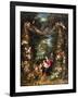 Garland of Flowers with Virgin and Child-Jan Brueghel and Hendrik van Balen-Framed Giclee Print