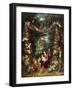 Garland of Flowers with Virgin and Child-Jan Brueghel and Hendrik van Balen-Framed Giclee Print