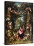 Garland of Flowers with Virgin and Child-Jan Brueghel and Hendrik van Balen-Stretched Canvas