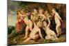 Garland of Fruit, circa 1615-17-Peter Paul Rubens-Mounted Giclee Print