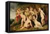 Garland of Fruit, circa 1615-17-Peter Paul Rubens-Framed Stretched Canvas