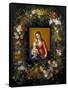 Garland with the Virgin and Child, Ca. 1621-Jan Brueghel the Elder-Framed Stretched Canvas