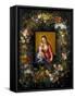 Garland with the Virgin and Child, Ca. 1621-Jan Brueghel the Elder-Framed Stretched Canvas