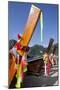 Garlands Decorating Long-Tail Boats, Koh Phi Phi, Krabi Province, Thailand, Southeast Asia, Asia-Stuart Black-Mounted Photographic Print