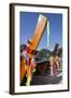 Garlands Decorating Long-Tail Boats, Koh Phi Phi, Krabi Province, Thailand, Southeast Asia, Asia-Stuart Black-Framed Photographic Print