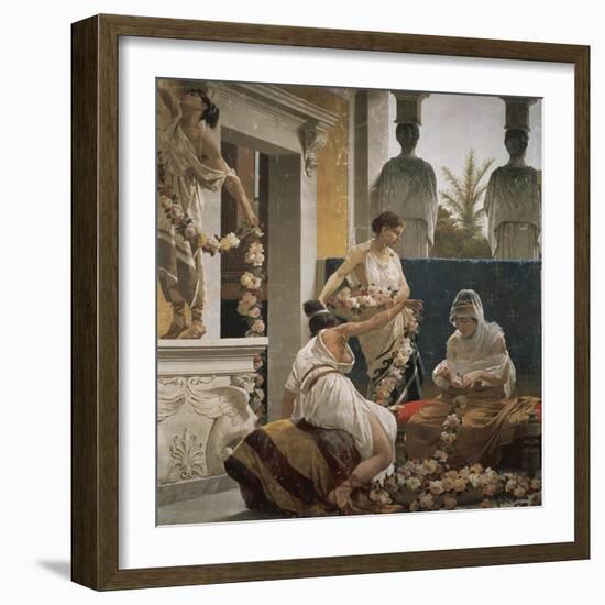 Garlands-Giuseppe Sciuti-Framed Giclee Print