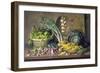 Garlic and Radishes and a Peacock Buttefly, 1997-Amelia Kleiser-Framed Giclee Print