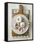 Garlic Bulbs and Cloves on a Plate-Stuart West-Framed Stretched Canvas
